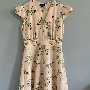 Pink Floral Dress